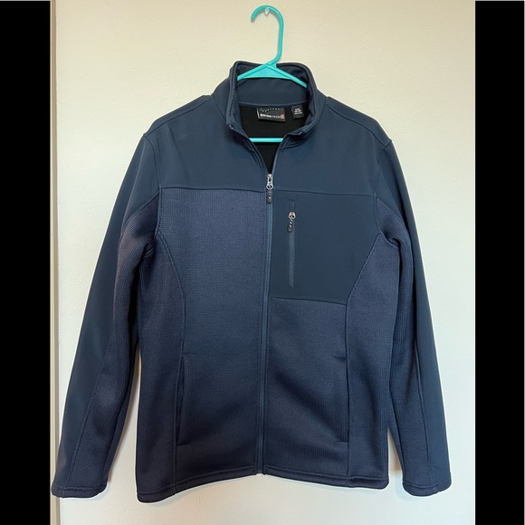 Swiss Tech Jackets & Coats Big Heavy Jacket In Navy Blue Poshmark
